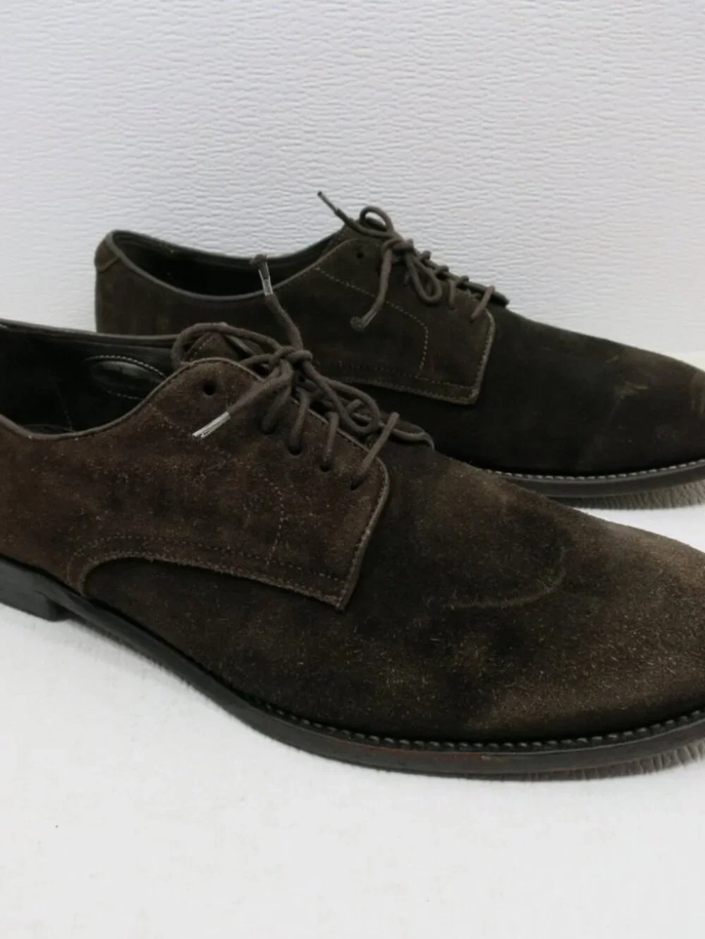 Paul Smith Brown Suede Leather Dress Oxfords Comfort Shoes Men's Size 9.5 M